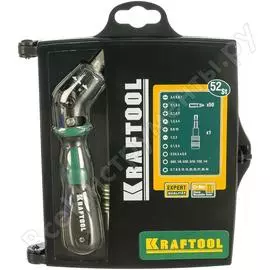 Реверсивно-рычажная отвертка kraftool expert 25555-h52