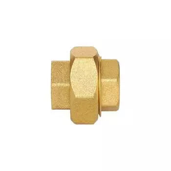 Резьбовой латунный прямой сгон американка DOUBLE-LIN LL6023 (1")