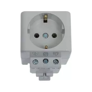 Розетка BYLECTRICA РР16-9122 серый