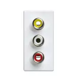 Розетка для подключения аудио/видео разъёмов Simon S27 2701093-030