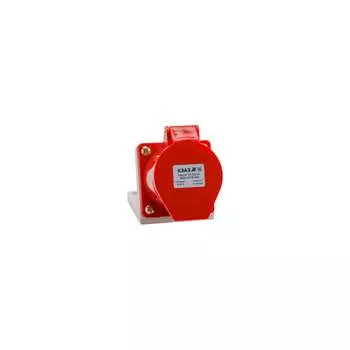 Розетка КЭАЗ 114-16А-6h-380AC-3P+PE-IP44 222754