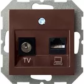 Розетка LIREGUS Эпсилон ITVKL-1-01 28-143