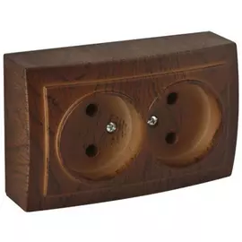 Розетка Nilson Themis wood 26271024
