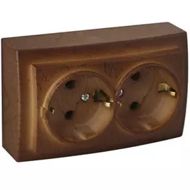 Розетка Nilson Themis wood 26271025