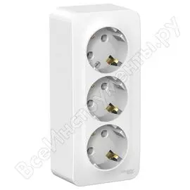 Тройная розетка Systeme Electric BLANCA BLNRA010311 1210469