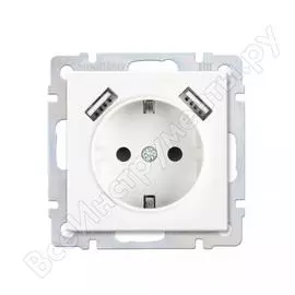 Розетка Smartbuy Нептун SBE-05w-16-S1-USB