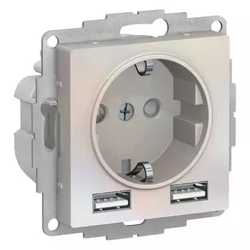 Розетка Systeme Electric AtlasDesign ATN000430