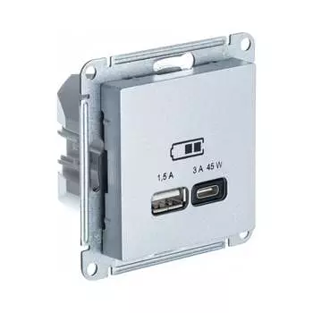 Розетка Systeme Electric USB ATLASDESIGN ATN000329