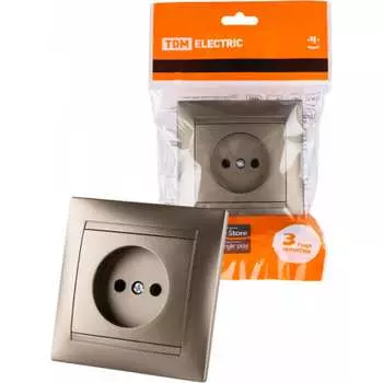 Розетка TDM ELECTRIC Лама SQ1815-0722
