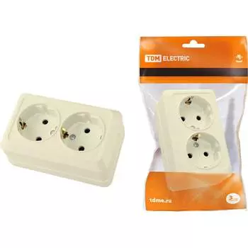 Розетка TDM ELECTRIC Ладога SQ1801-0020