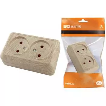 Розетка TDM ELECTRIC Ладога SQ1801-0055