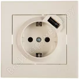 Розетка Lezard RAIN 703-0202-181