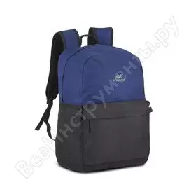 Рюкзак rivacase cobalt laptop backpack blue/black 20л, 15.6" 5560blue