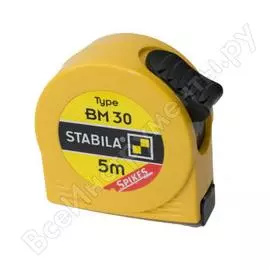 Рулетка stabila тип bm 30 sp 5м х 19мм 16451