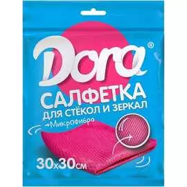 Салфетка для стекол и зеркал Dora