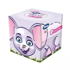 Салфетки для лица zewa kids зоопарк 3-х слойные 60 шт 25331