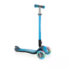 Самокат globber elite deluxe lights, голубой 444-401