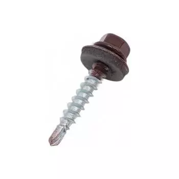 Саморез для крепления кровли STEELREX 4.8x29, RAL8017 70 шт. 0140048029B4000070328017
