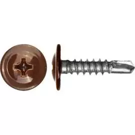 Саморез Госкреп ПШС 4,2х16 RAL8017 200 шт. 1-0017070