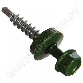 Саморез кр невский крепеж св. 4,8х35 ral-6002 зелёный 250 шт. 802650