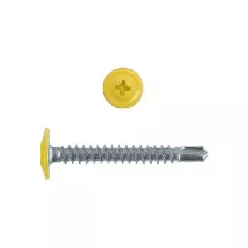 Саморез КРЕП-КОМП 4,2x32 RAL1018 500шт пшс321018