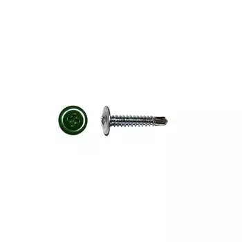 Саморез пшс КРЕП-КОМП 4,2х32 RAL6002 (500 шт.) пшс326002