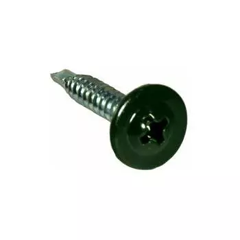 Саморез пшс сверло КРЕП-КОМП 4,2х25 RAL6005 (500 шт.) пшс256005