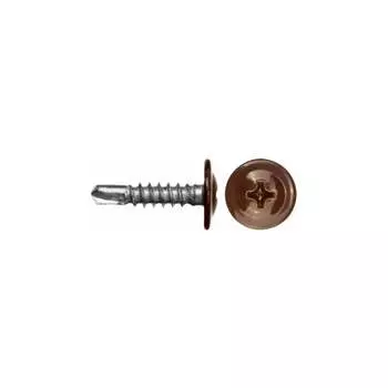 Саморез-сверло Daxmer ПШС 4,2x19 RAL 8017 1000 шт. 308045