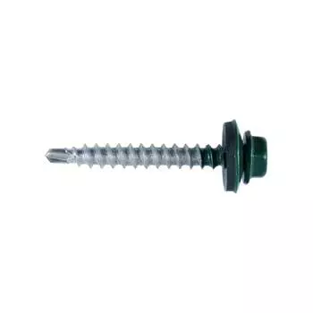 Саморез Tech-Krep 4,8х35 RAL6005 тёмно-зеленый 250 шт. 127874