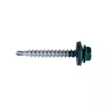Саморез Tech-Krep 4,8х35 RAL6005 тёмно-зеленый 60 шт. 124634