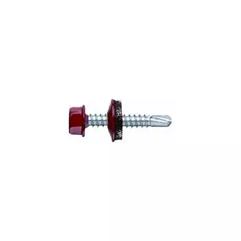 Саморез Tech-Krep 4,8х28 RAL3005 винно-красный 60 шт. 125551