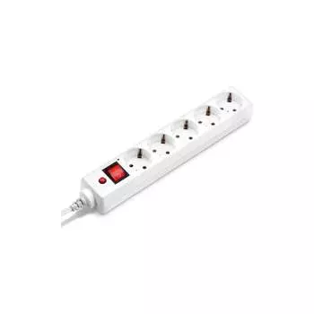 Сетевой фильтр BURO 500SH-1.8-UPS-W 1.8м (5 розеток) белый 992304