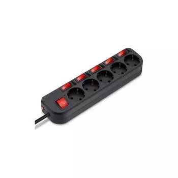 Сетевой фильтр BURO 500SH-3-SW-B 1159726