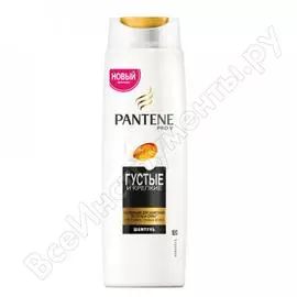 Шампунь 400 мл густые и крепкие для тонких и ослабленных волос pantene pt-81471253 603360