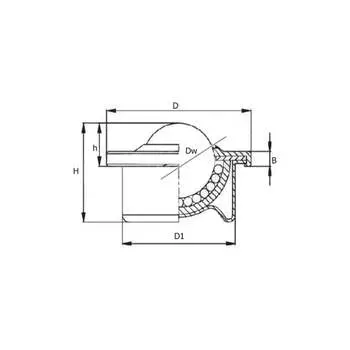 Шариковая опора ISKRA CY22H CS/CS CY22HCSCS-ISKRA
