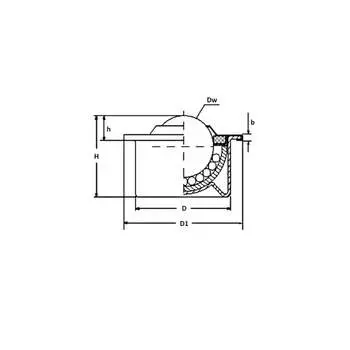 Шариковая опора ISKRA CY22H PL/CS CY22HPLCS-ISKRA