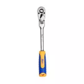 Шарнирная удлиненная трещоточная рукоятка KRAFT KT 705034