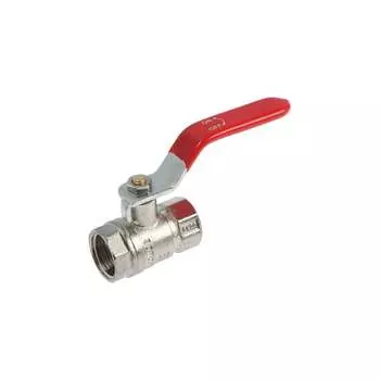 Шаровой кран для холодной воды Zein внутренняя 1/2", PN 4, 5-45 градусов, рычаг, цинк 7551329