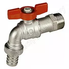 Водоразборный шаровой кран Giacomini R620 бабочка 007-0830