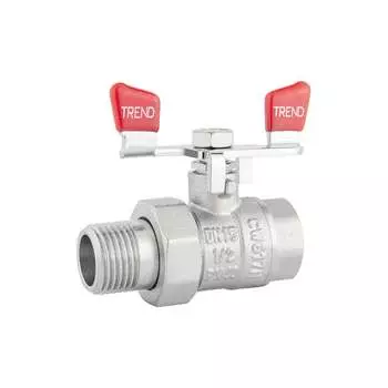 Шаровой кран PROFACTOR с полусгоном в/н бабочка 3/4 дюйма PF UBV 925