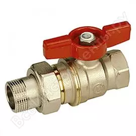 Никелированный полнопроходной шаровой кран Giacomini DADO R919X003