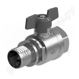 Шаровый кран с аксиальным соединением royal thermo вн. 16 1/2 нс-1079884