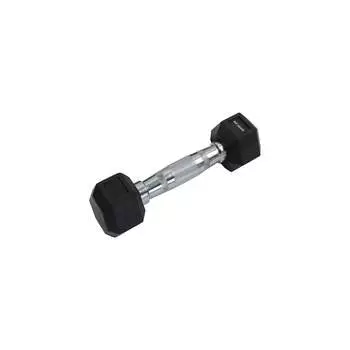Шестигранная обрезиненная гантель Harper Gym nt164 4690222134827