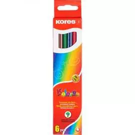 Шестигранные цветные карандаши Kores
