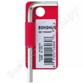 Хромированный шестигранный ключ BONDHUS