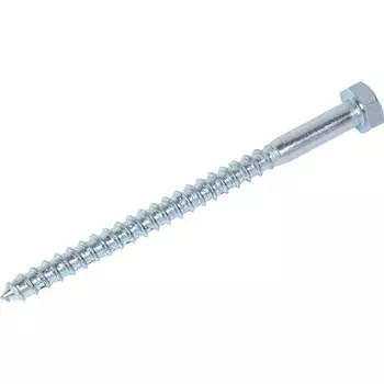 Шестигранный оцинкованный шуруп STARFIX 10x140 мм, DIN571, 30 шт. SMC3-63811-30