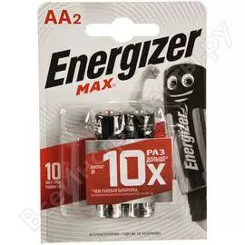 Батарейка Energizer Maximum LR6 AA 1.5В бл/2 щелочная 7638900437614