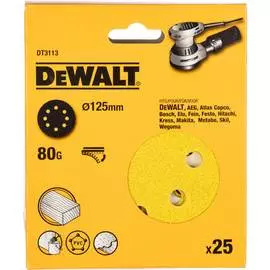 Шлифовальная шкурка для эксцентриковых шлифмашин Dewalt DT 3113