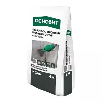 Шовный гидроизоляционный состав для заделки стабилизированных стыков примыкания и швов Основит 90489