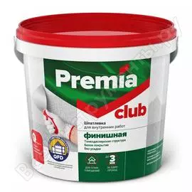 Финишная шпатлевка для внутренних работ Premia Club CLUB О03948